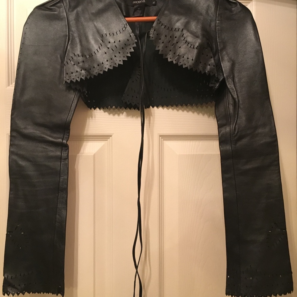 Real leather top